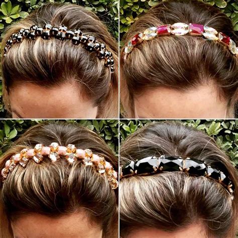 Presilhas, Tiaras E Faixas Femininas Para Cabelo 